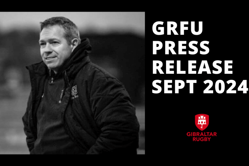 GRFU Technical Director Alun Harries Press Release