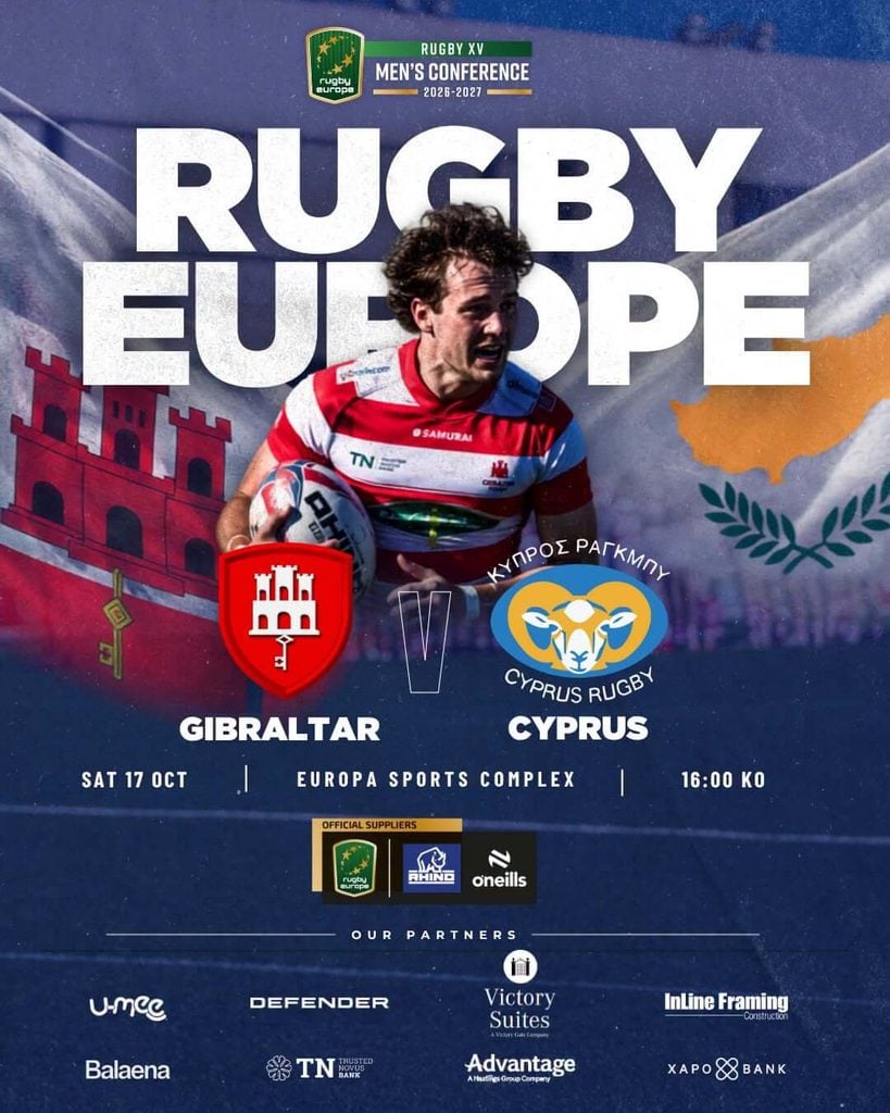 Gibraltar Rugby debut against Cyprus in Rugby Europe Competition